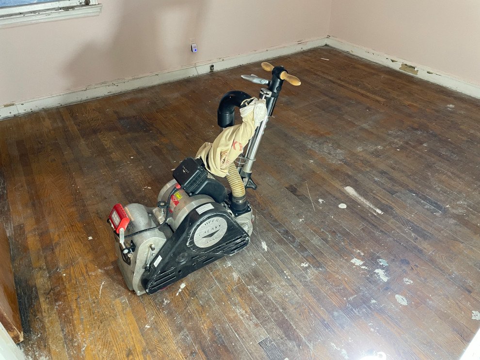 BEFORE - Hardwood Refinishing - Bedroom