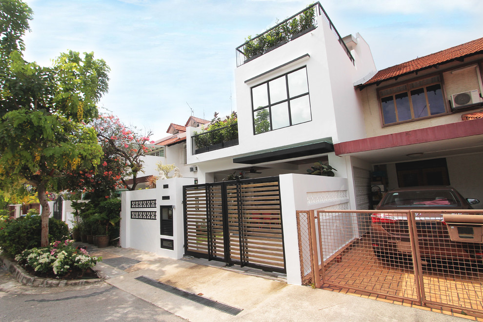 Design ideas for an asian exterior in Singapore.