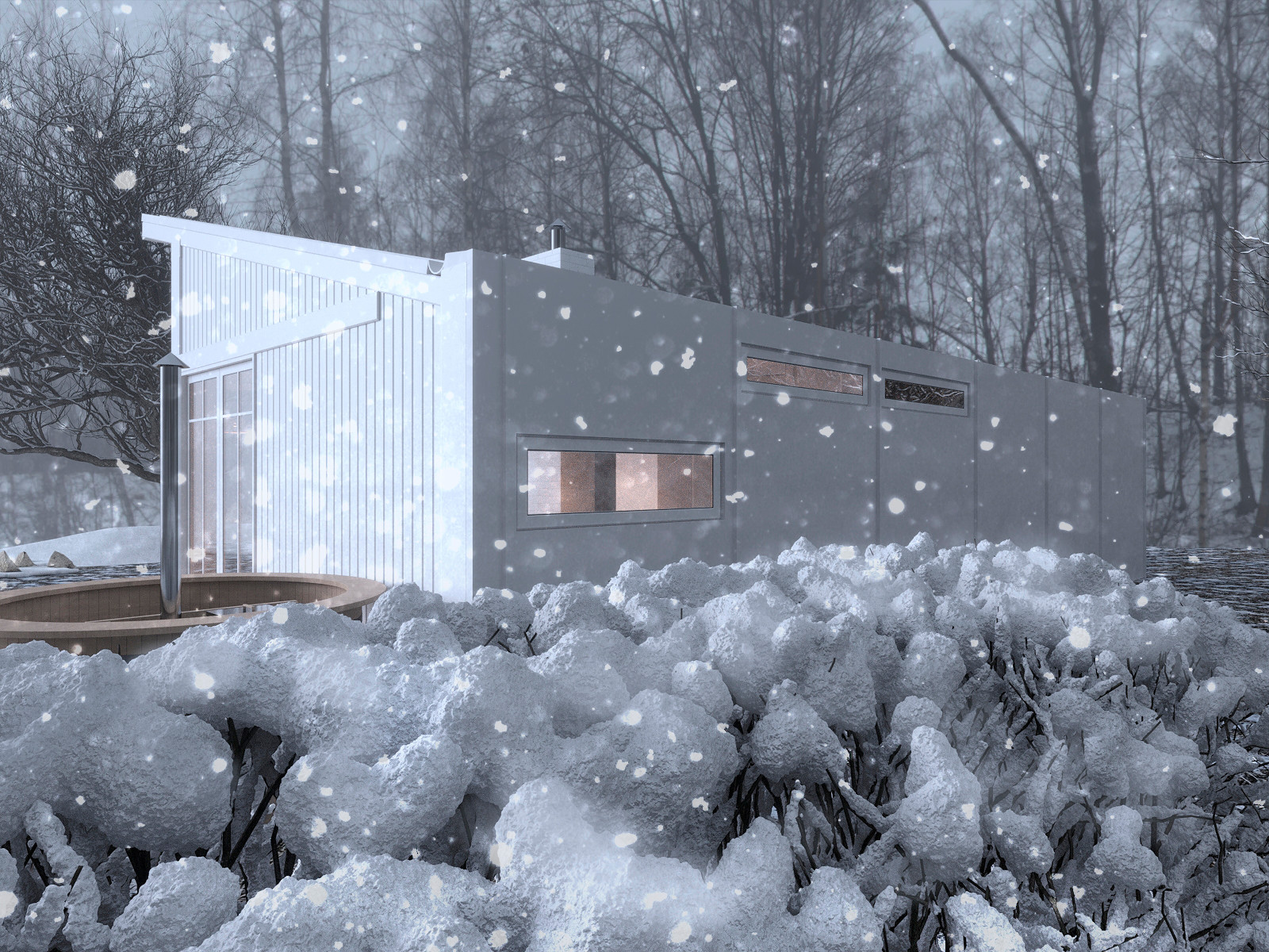 Модульная дача. Проект недорогого дачного дома