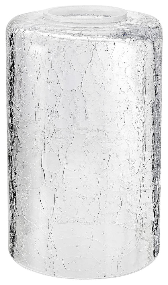 2361401 Replacement Clear Cracked Vanity Glass Shade Contemporary