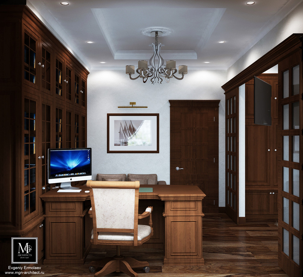 КП Иволги, дом в классическом стиле , темный вариант