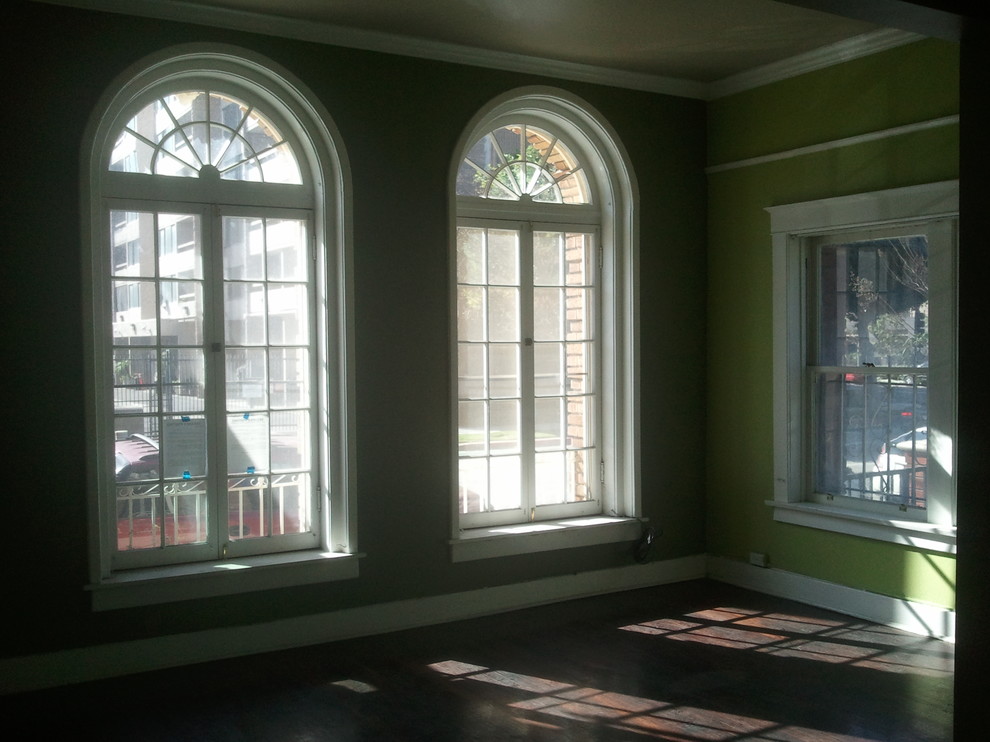Need some advice for my row of Palladian Windows! Paint? Curtains?