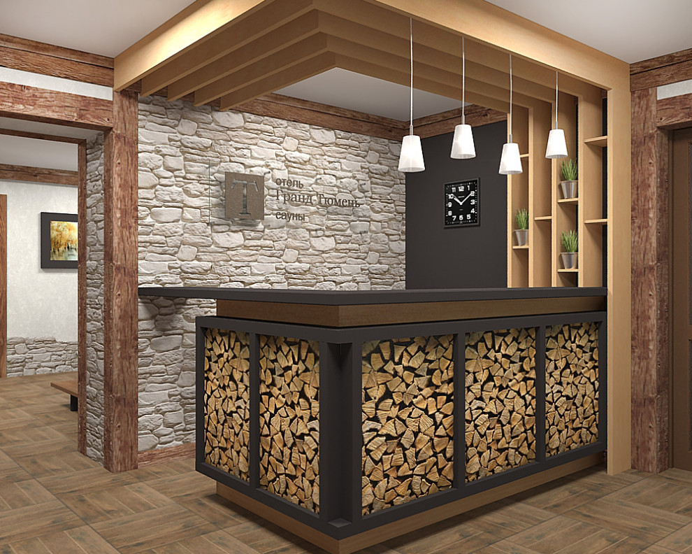 Сауна в русском стиле