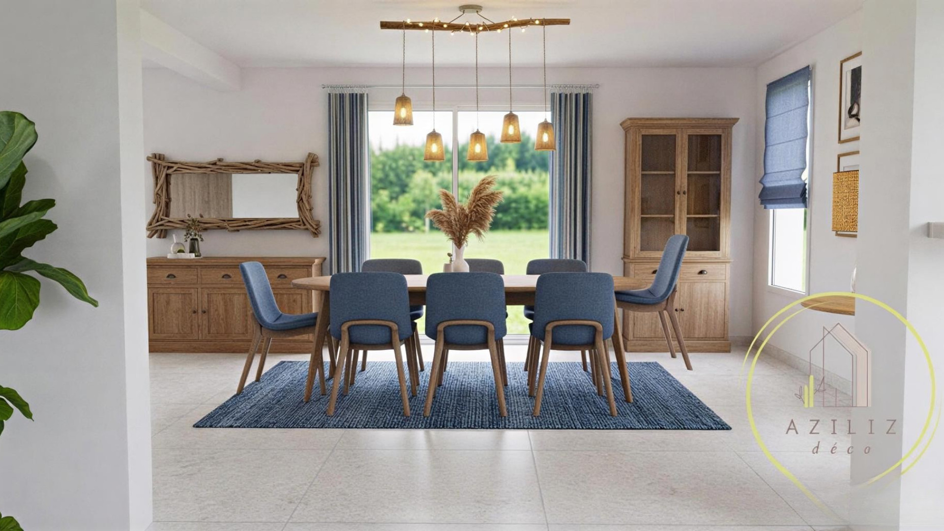 COACHING DECO aménagement entrée, séjour, salon d'une villa en bord de mer