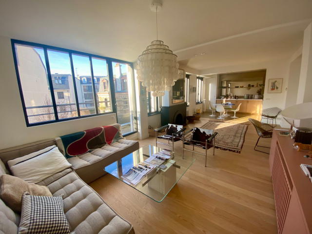 garches craftsman-living-room
