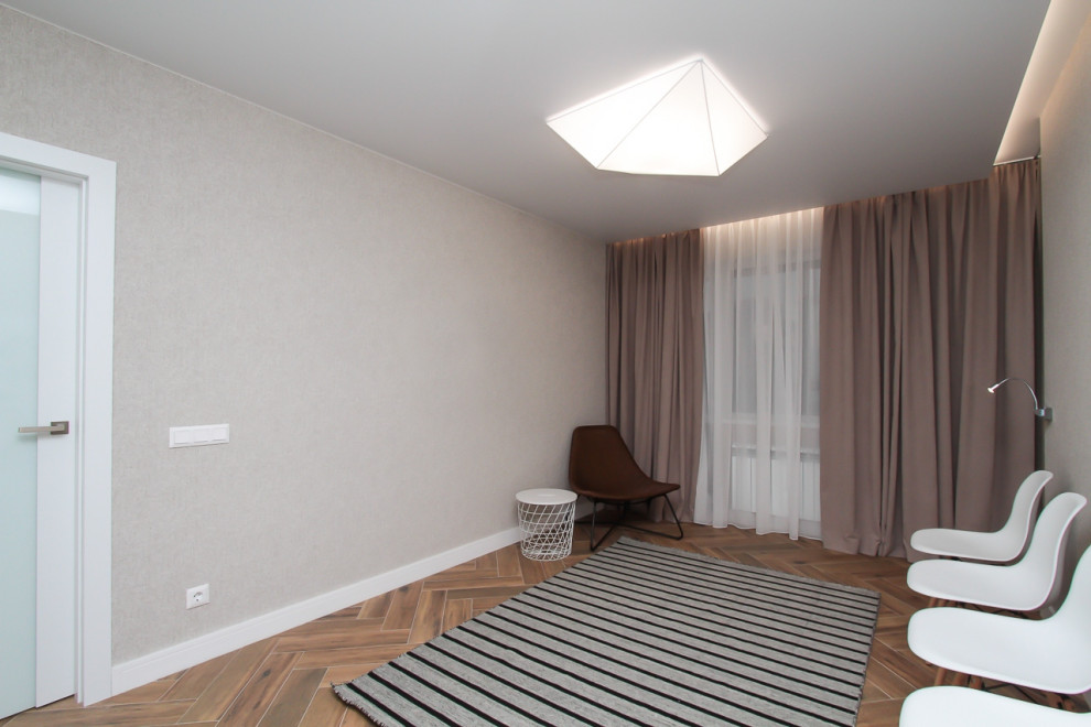 Спальня в 3х-комнатной квартире | 70м2 в ЖК Европейский