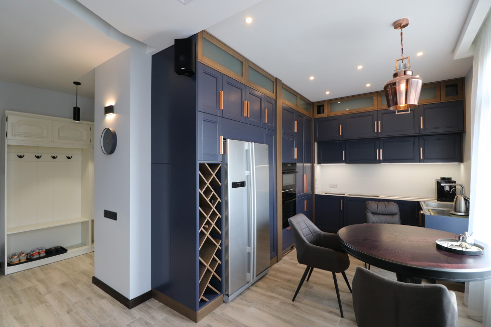 Квартира в Москве. Кухня-гостиная