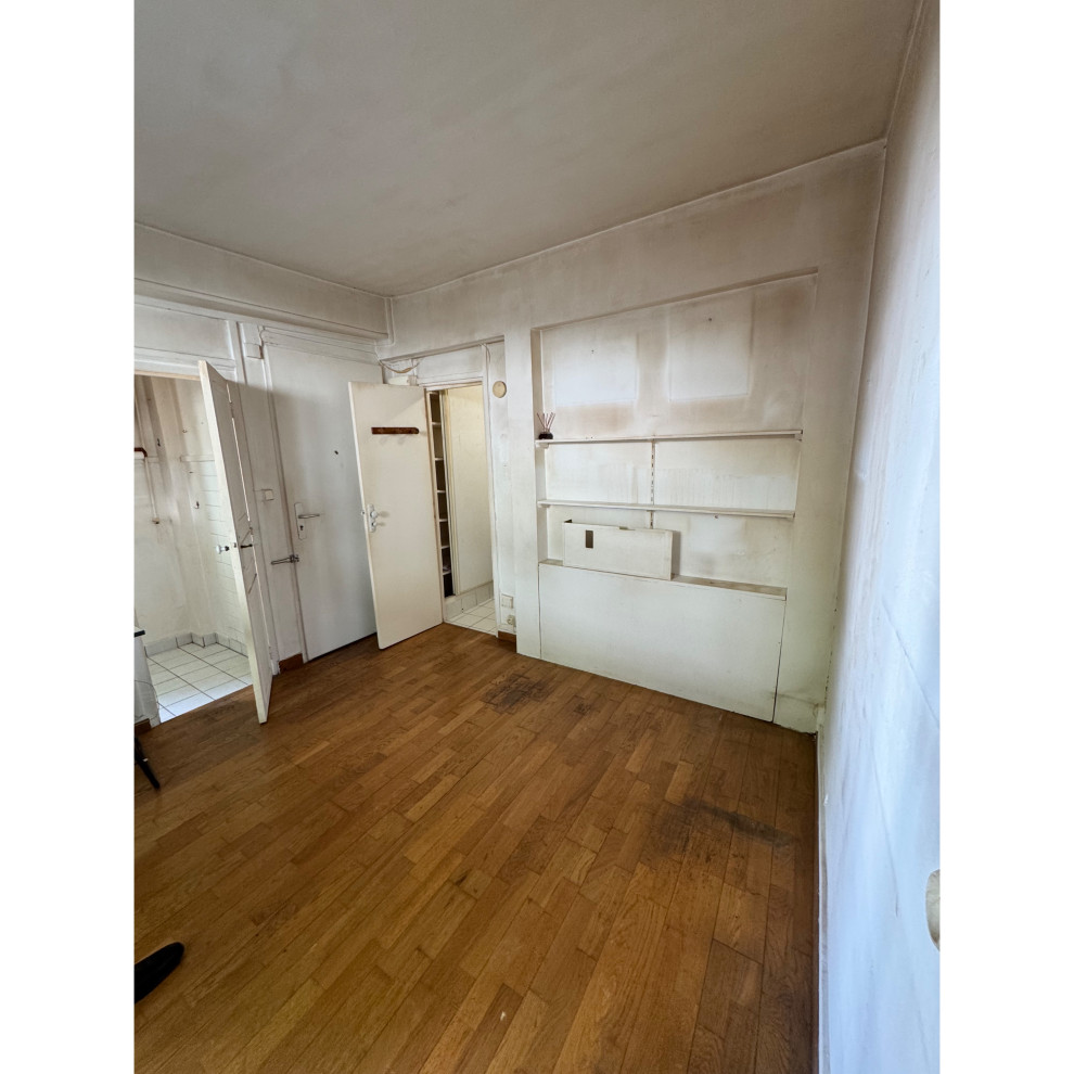 Projet Père Lachaise, rénovation d'un appartement de 34m2