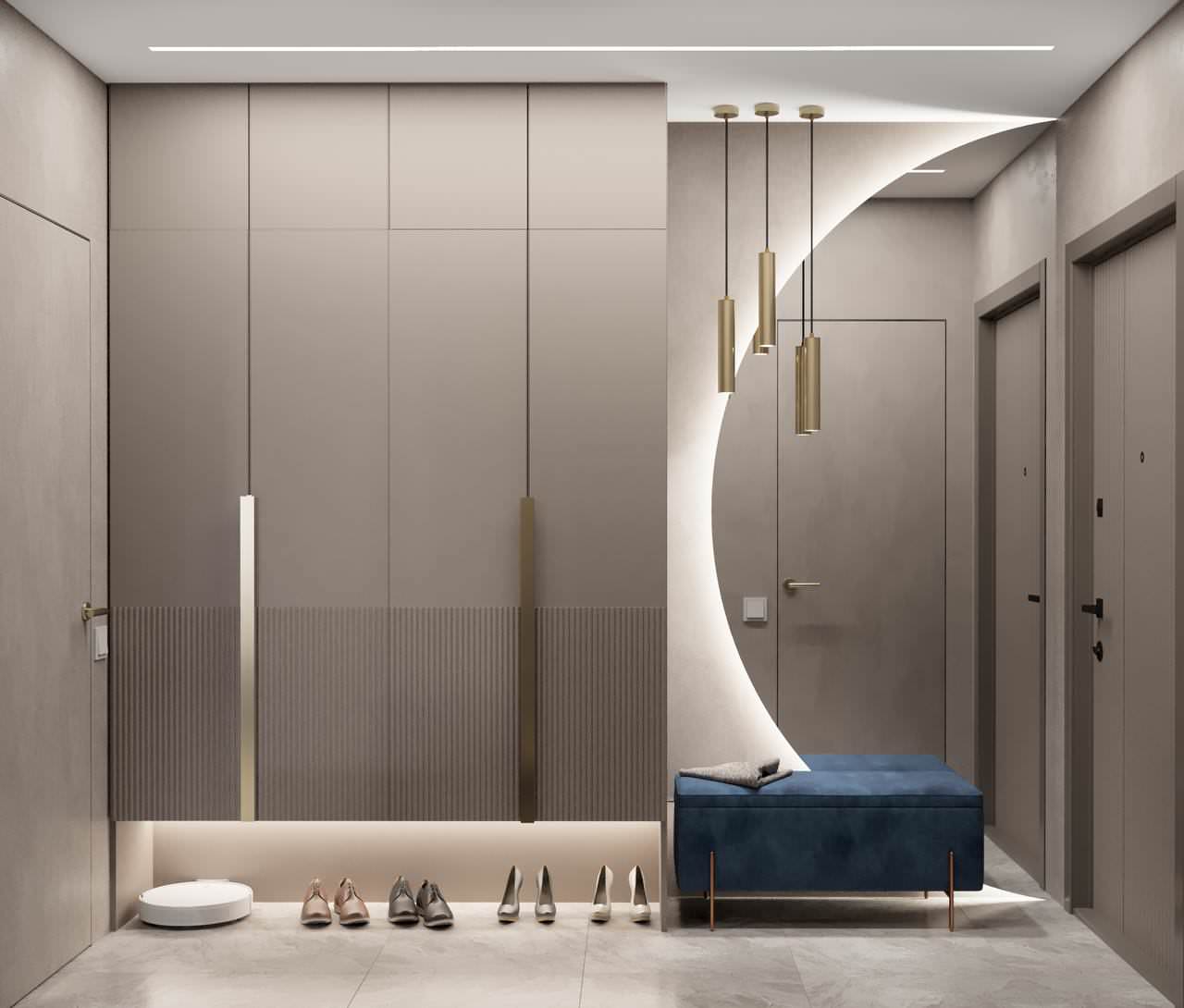 Дизайн-проект ЖК Айлант 54 кв.м