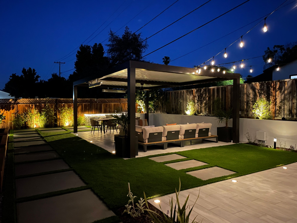 Modern contemporary install