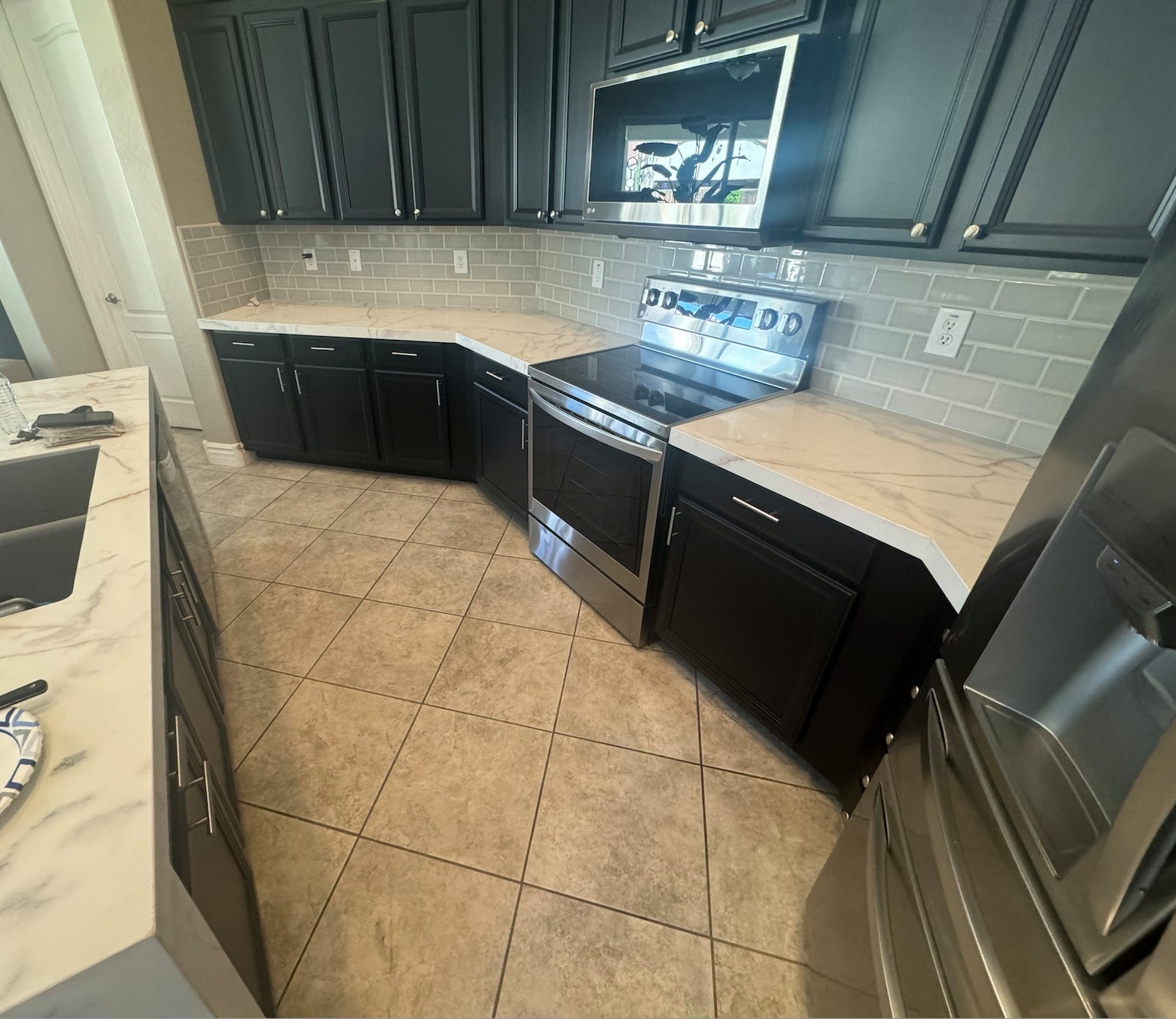 Kitchen Cabinetry Painted Black