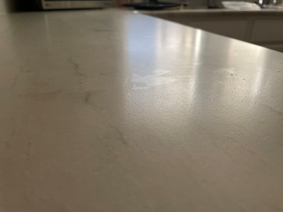 Supplier claims our countertops are quartzite with a 20year sealant