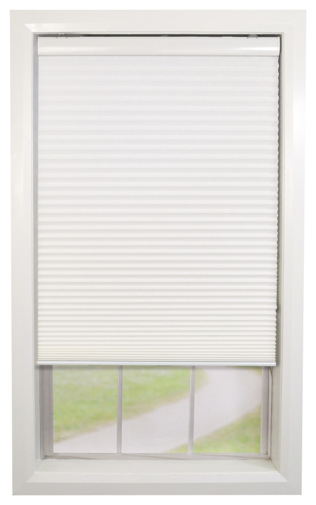 Versailles' Cordless Honeycomb Insulating Cellular Shade, 30"x72", White
