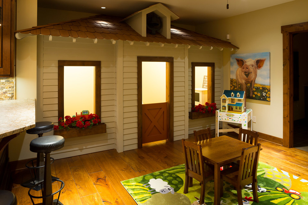 Kids' room - rustic kids' room idea
