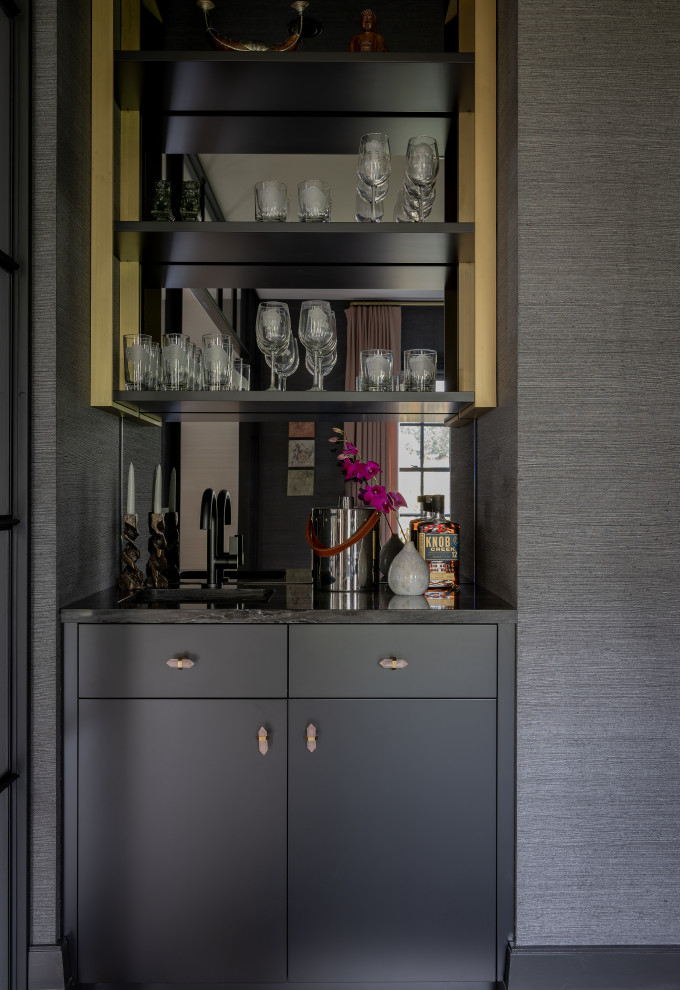 Wellesley Residence 2 - Contemporary - Home Bar - Boston - by Elms ...