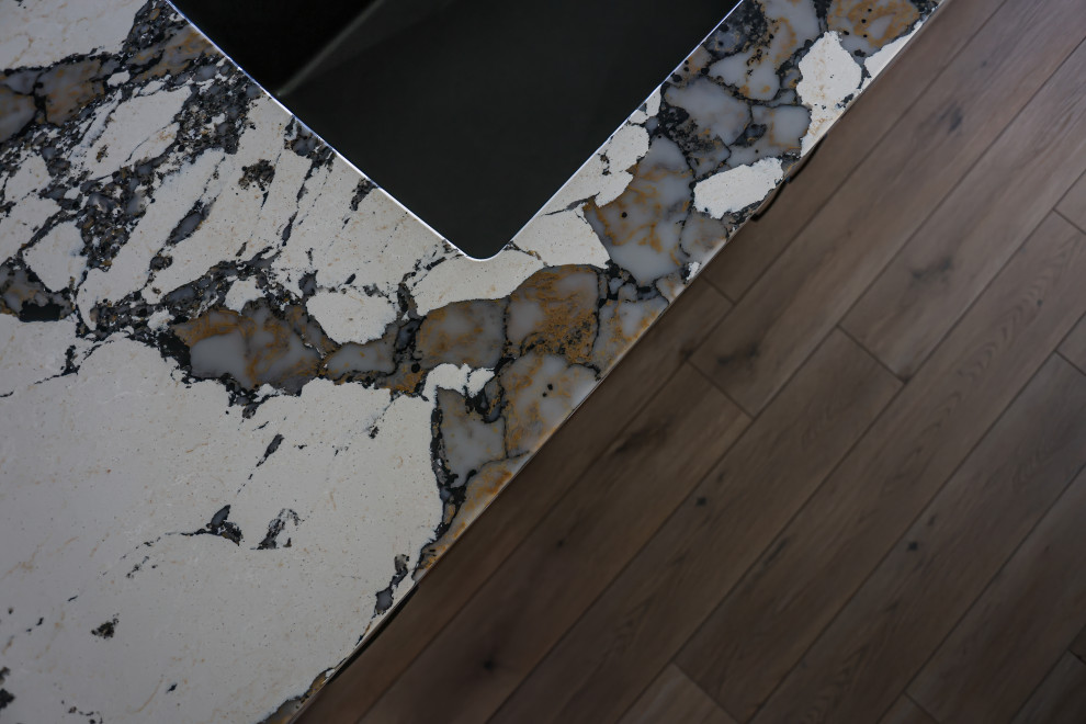 Transitional home design photo in Toronto