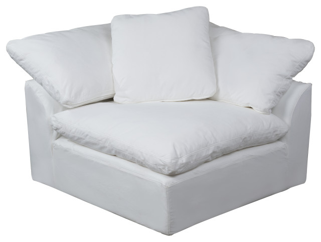 Sunset Trading Cloud Puff Slipcovered Arm Chair Modular ...