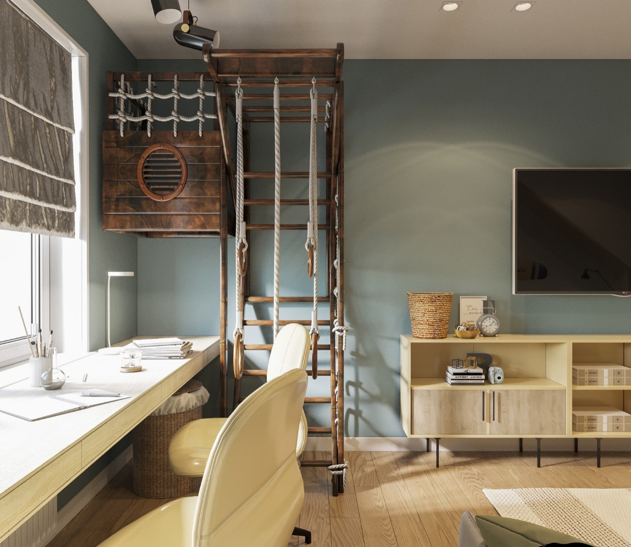 Шуваловские Высоты. Квартира для семьи с тремя сыновьями