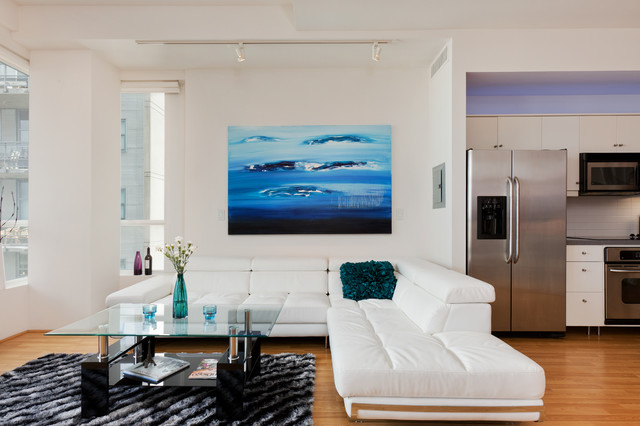 Contemporary Art -  350 West Ash San Diego, CA contemporary-living-room