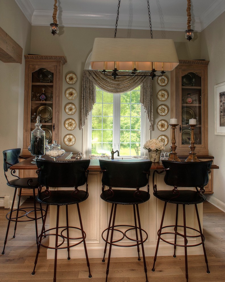Country French Renovation - Farmhouse - Home Bar - Philadelphia - by ...