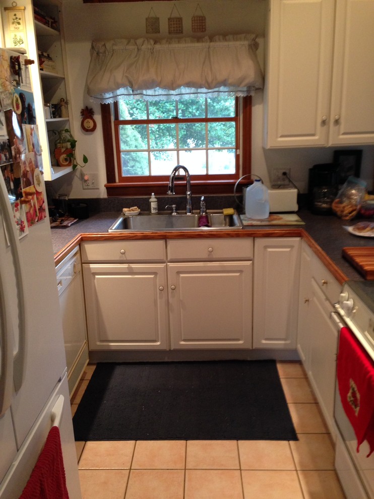 Before Photos: Harrisburg Kitchen with Plenty of Extra Storage, as well as Seati