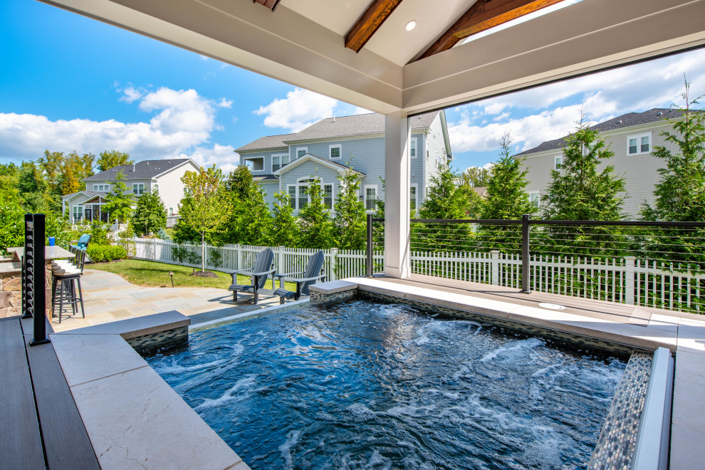 Transitional pool photo in DC Metro