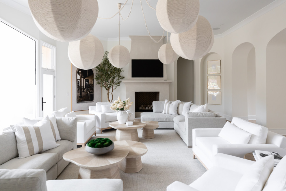 NASHVILLE GUT AND REVIVE - Beach Style - Living Room - Nashville - by ...