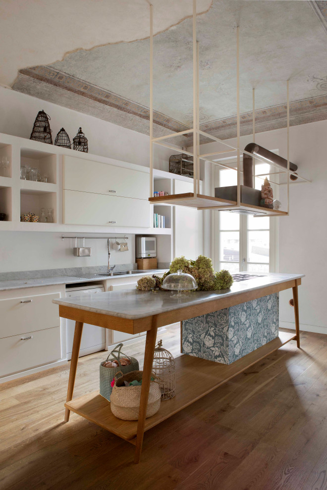 Photo of a mediterranean kitchen in Turin.