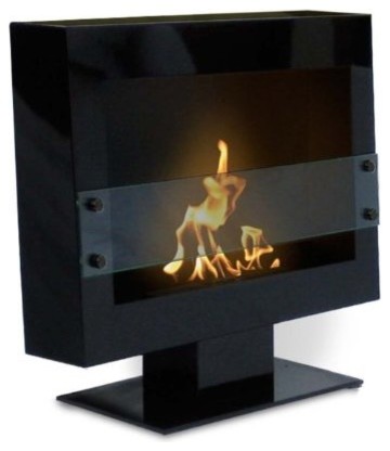 Tribeca II Ventless Fireplace-Black