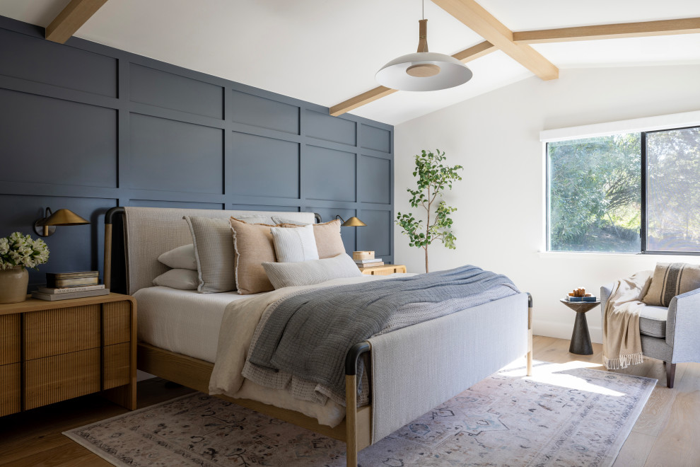 Bedroom - transitional bedroom idea in San Francisco