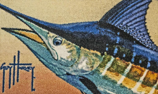 Guy Harvey Rugs Roselawnlutheran Guy Harvey Marlin Accent Rug 29 X 18 Novelty Rugs