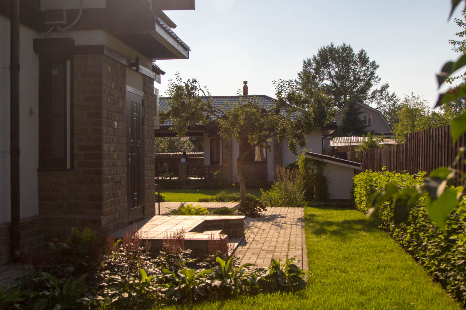 Оформление придомовой территории