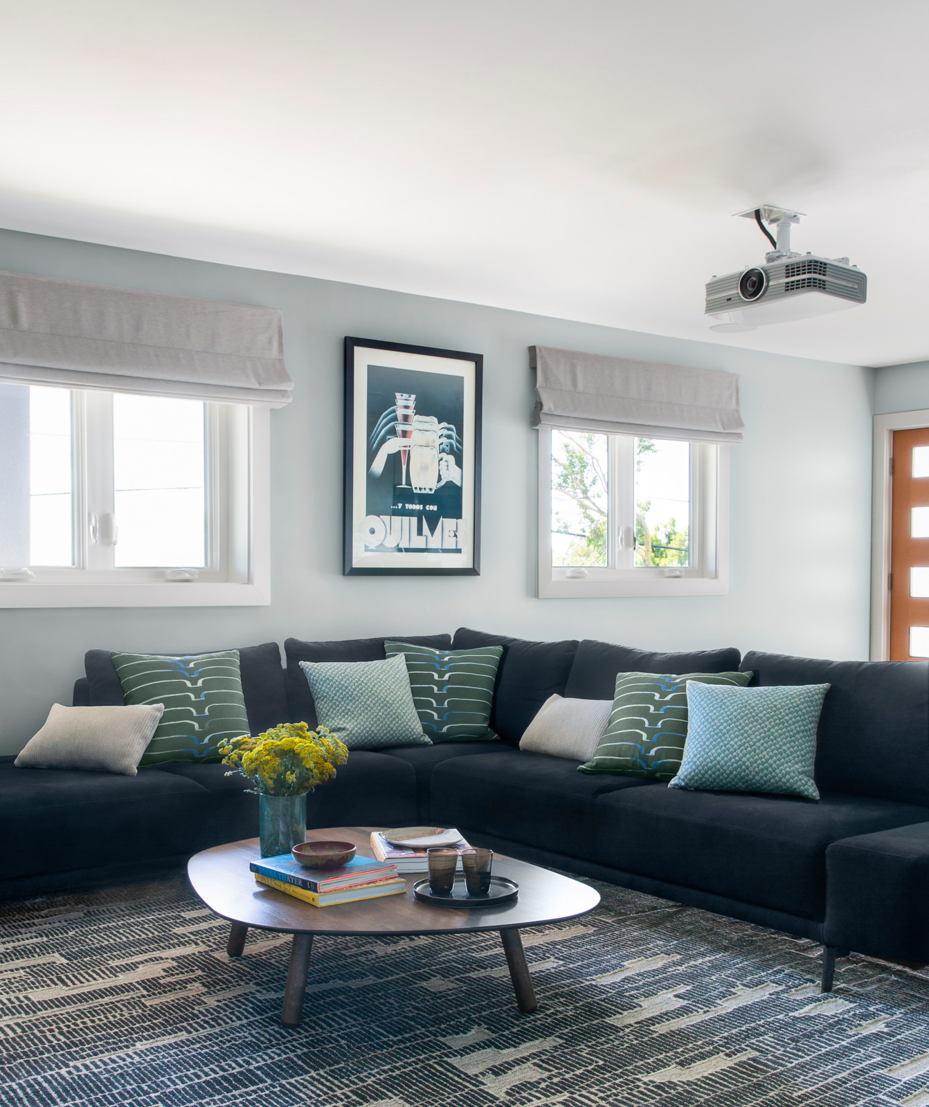 20 Blaue Moderne Wohnzimmer Ideen & Bilder   Januar 20   Houzz