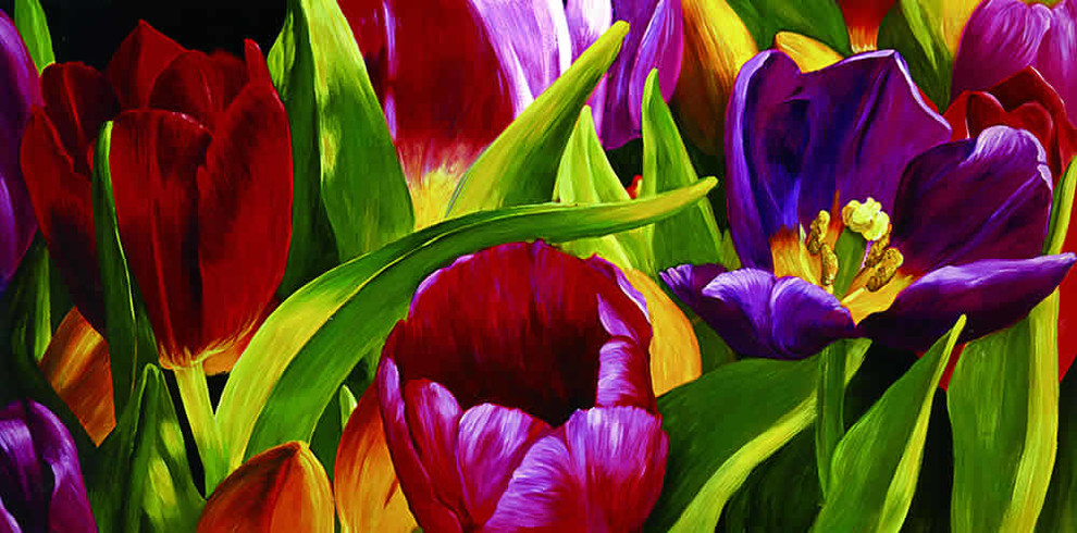 Colorful Flower Canvas Prints