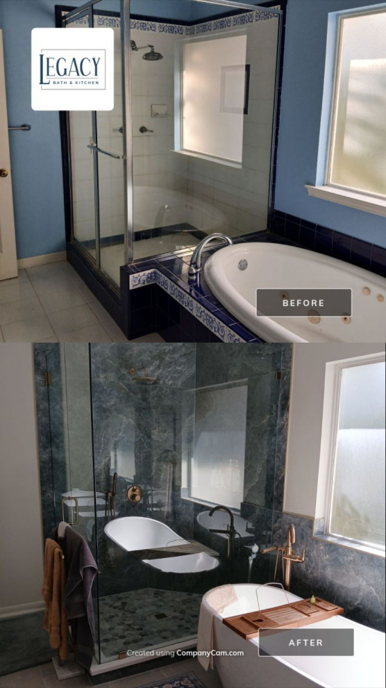 Bathroom - transitional bathroom idea in Austin