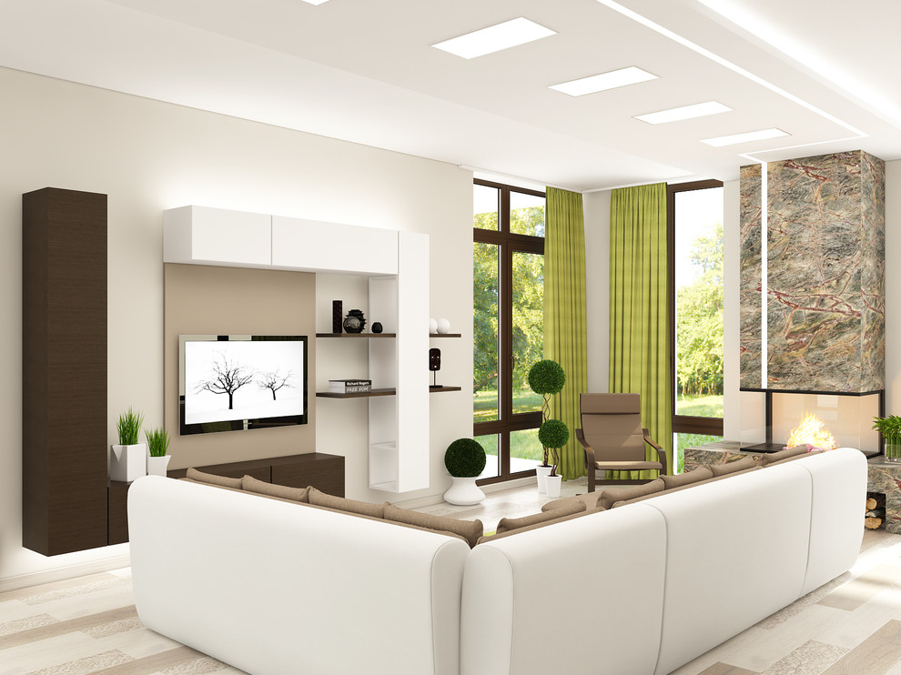 Первый этаж загородного дома