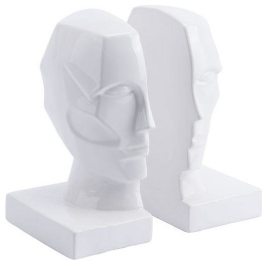 Zuo Anchors Bookends White