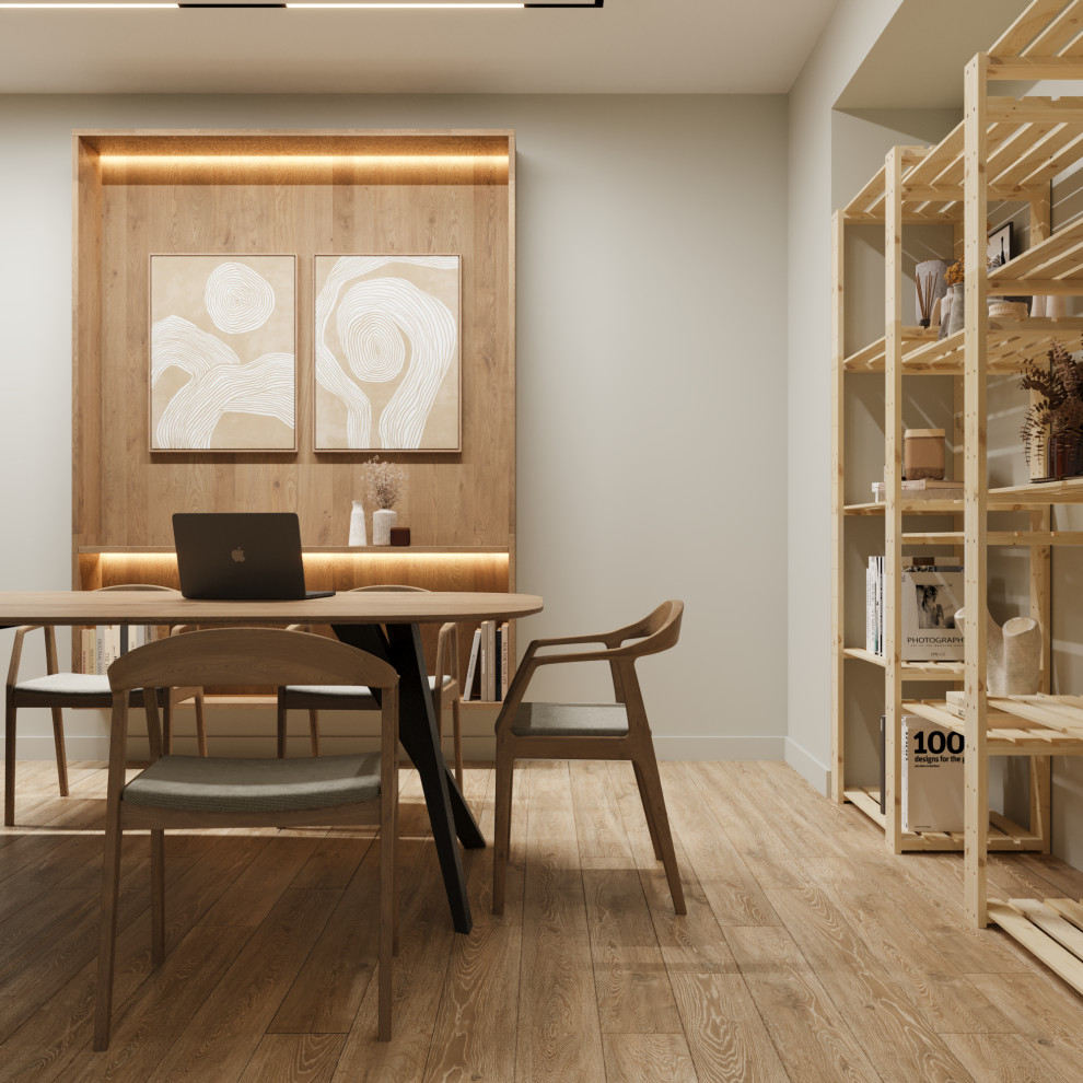 Стеллаж деревянный БОР 2 / Стеллажная система в