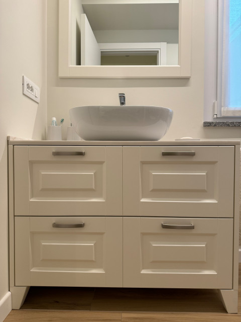 Monocromia shabby-chic-style-badezimmer