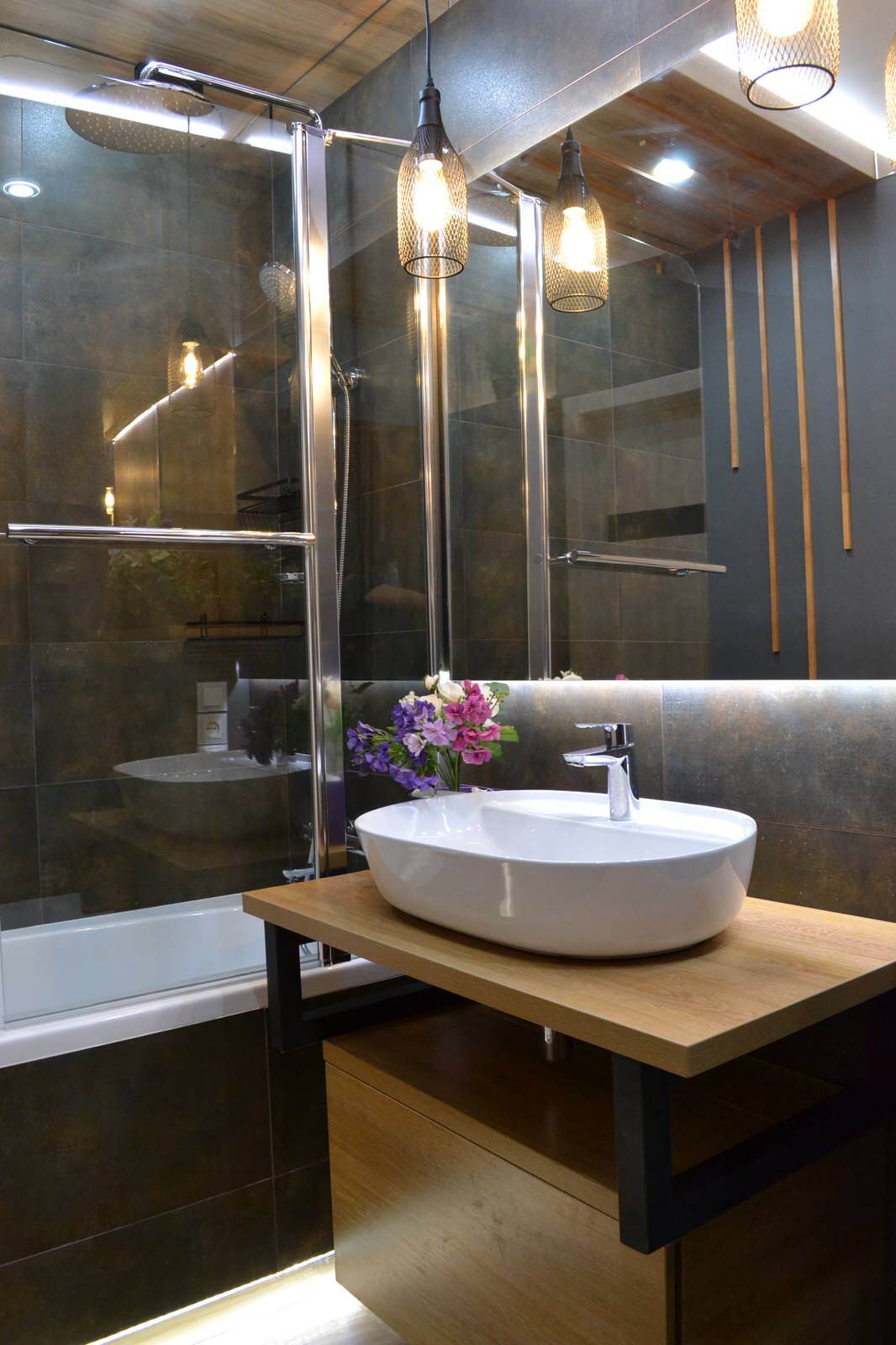 Ванная лофт