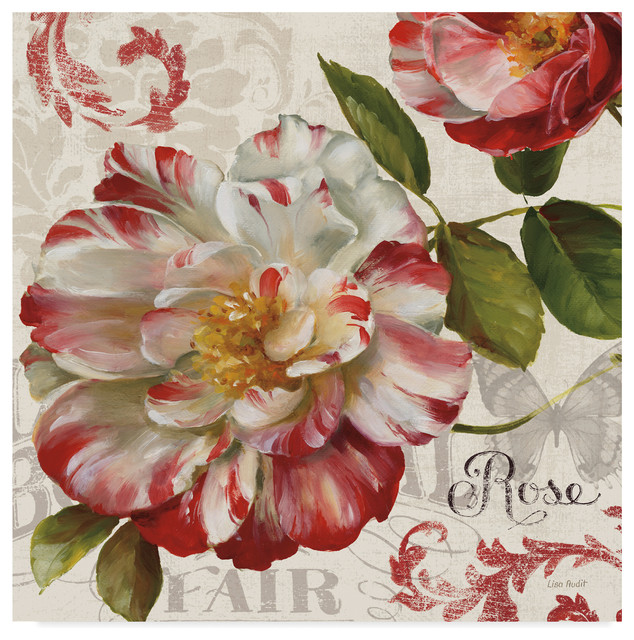 Lisa Audit 'Spring Flair Ii' Canvas Art - Contemporary - Prints And