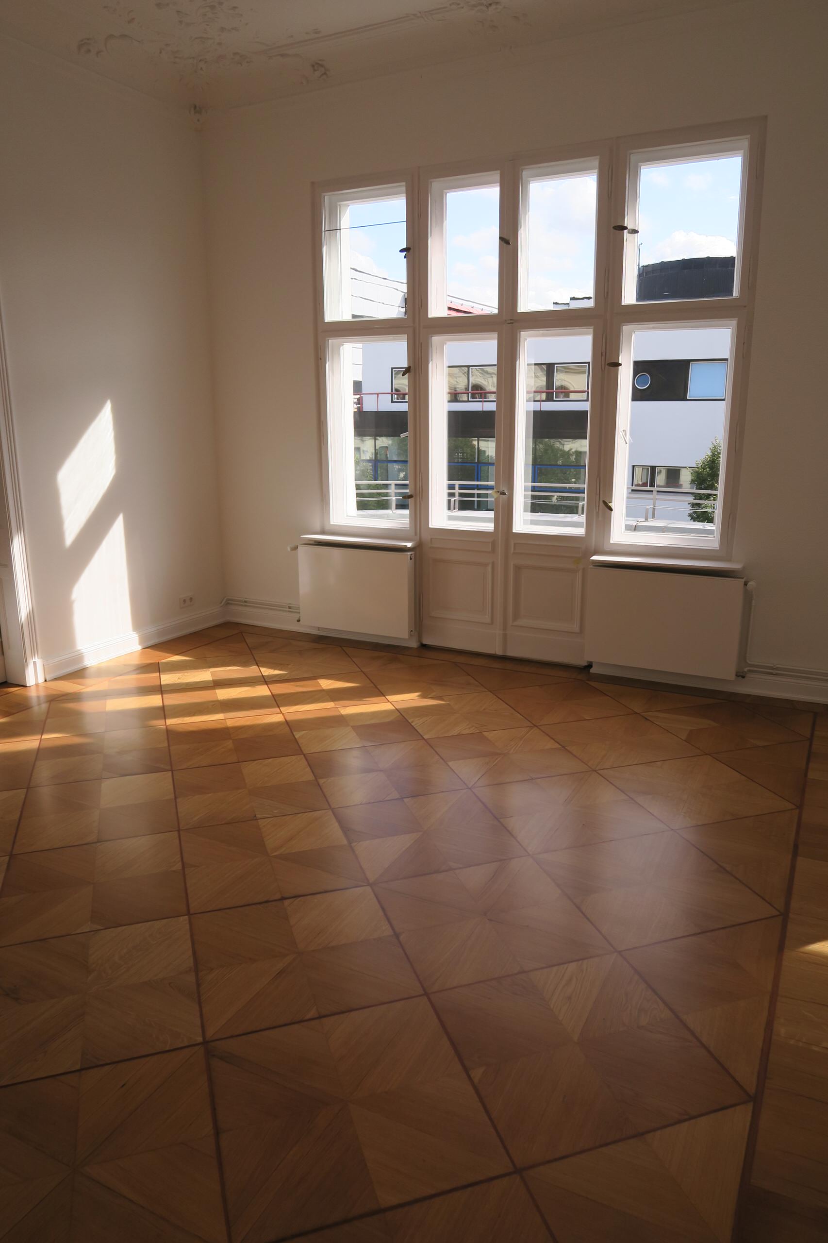 Mommsenstraße 1 Restaurierung Tafelparkett