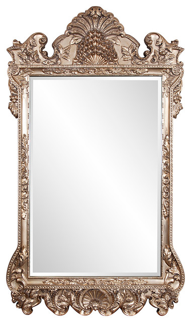 Howard Elliott Marquette Antique Silver Mirror Victorian Wall Howard Elliott Marquette Antique Silver Mirror