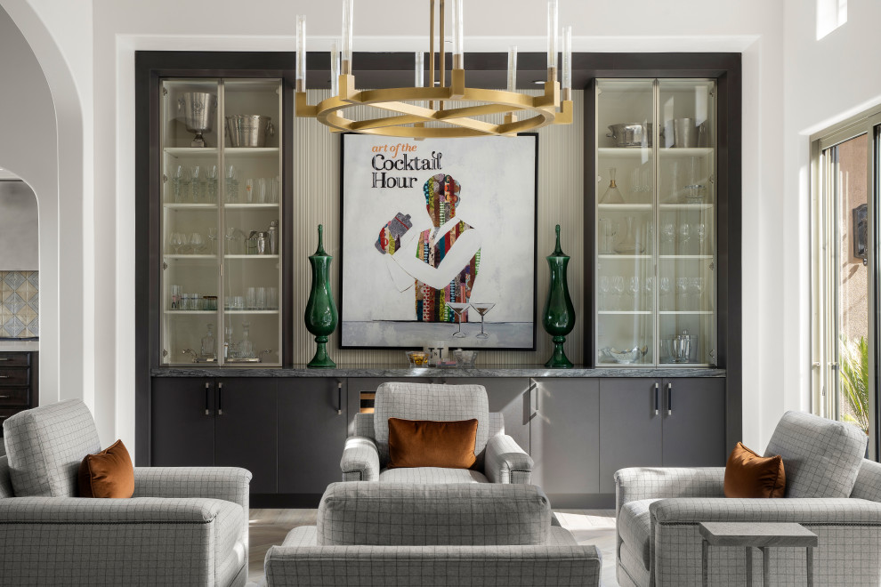 Scottsdale House Remodel RT - Transitional - Home Bar - Phoenix - by ...