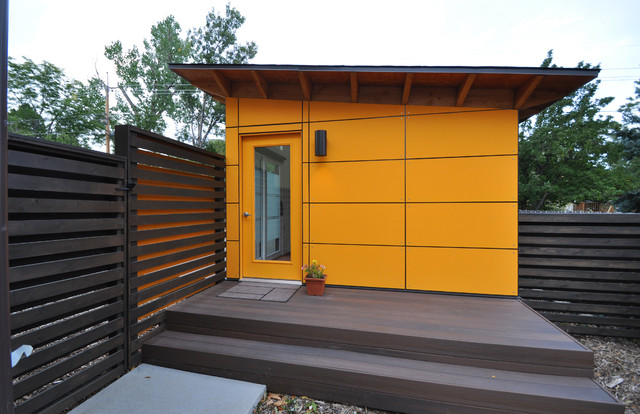 client studio shed with bathroom 14x26 - modern - granny flat or