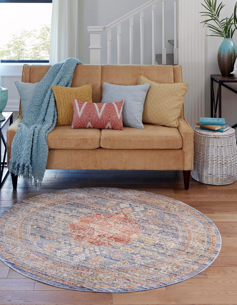 Unique Loom Noble Henry Area Rug Contemporary Area Rugs by Unique