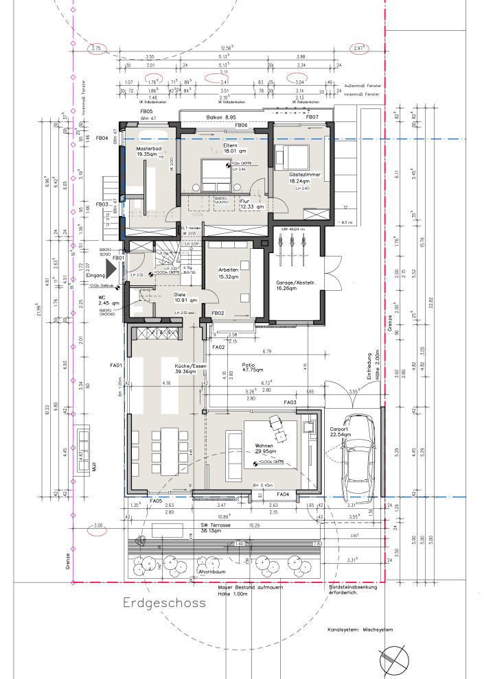Einfamilienhaus mit Sanierung des Bestands und Erewiterung durch einen Anbau