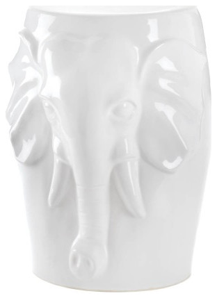 Elephant Decorative Stool Contemporary Accent And Garden Stools By Virventures Houzz