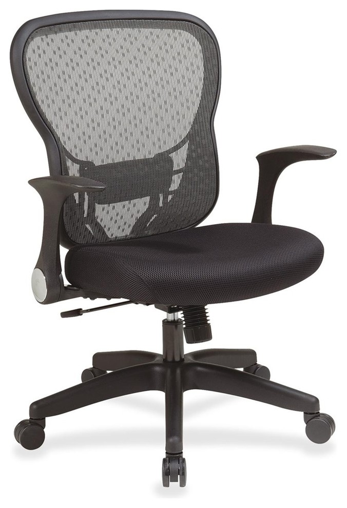 Modern Patio Rattan Rocking Chair Light Grey/Grey Transitional