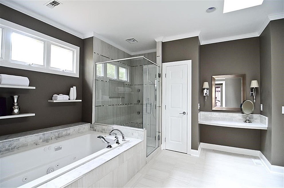 Inspiration for a transitional bathroom in Raleigh.